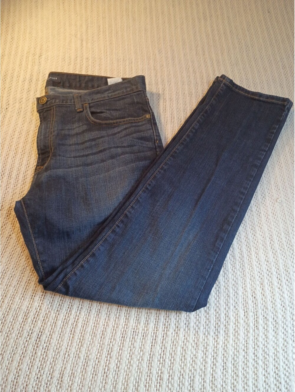 Tommy Hilfiger Slim Fit Dark Blue Jeans Size 36x32